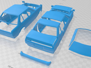 toyota corolla ke70 printable car in separate parts Modelo de Impressão 3D