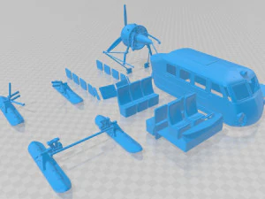 aerosleds ka 30 printable in separate parts 3D Print Model