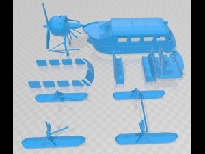 aerosleds ka 30 printable in separate parts 3D 프린트 모델