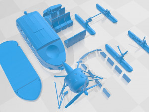aerosleds ka 30 printable in separate parts 3D 프린트 모델