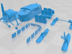 aerosleds ka 30 printable in separate parts 3D Print Model