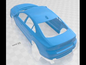 volvo s80 2011 printable body car 3D Print Model