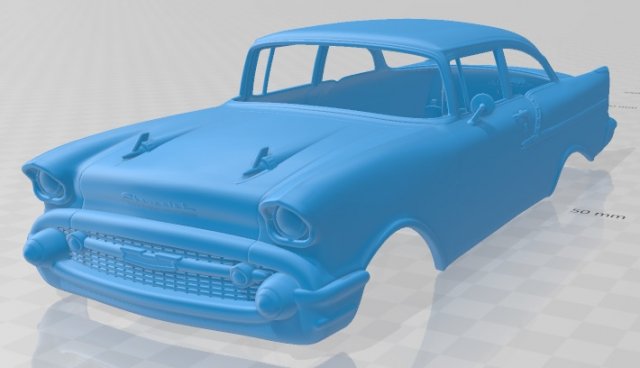 150 sedan 1957 printable body car 3D प्रिंट मॉडल .c4d .max .obj .3ds .fbx .stl .blend 