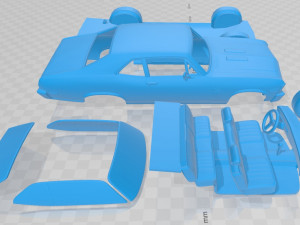 nova ss 396 1970 printable car 3D Принт Модель