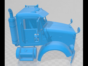 peterbilt 357 2006 printable body truck Model Cetak 3D