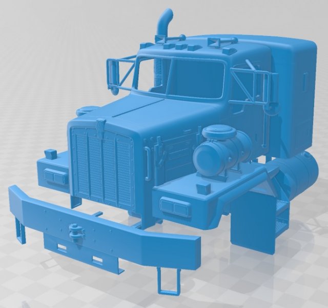 kenworth c500 2001 printable body truck 3D-printmodel .c4d .max .obj .3ds .fbx .stl .blend 