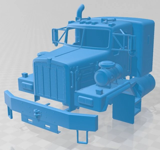 kenworth c500 2001 printable body truck 3D Print Model .c4d .max .obj .3ds .fbx .stl .blend 