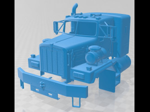 kenworth c500 2001 printable body truck 3D 프린트 모델