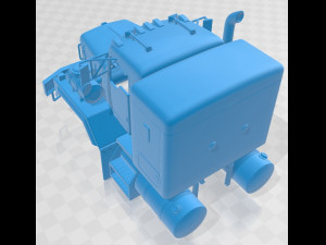 kenworth c500 2001 printable body truck 3D-printmodel