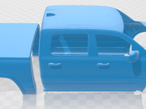 ram 1500 limited 2019 printable body car Model do druku 3D