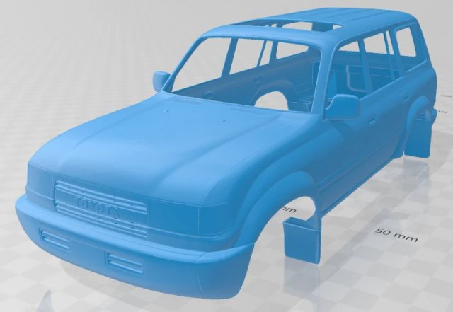 toyota land cruiser j80 1995 printable body car 3D Print Model .c4d .max .obj .3ds .fbx .stl .blend 