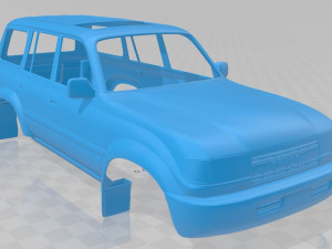 toyota land cruiser j80 1995 printable body car 3D प्रिंट मॉडल