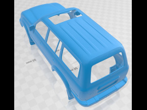 toyota land cruiser j80 1995 printable body car 3D प्रिंट मॉडल