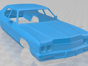 monaco 1974 printable body car 3D Print Model