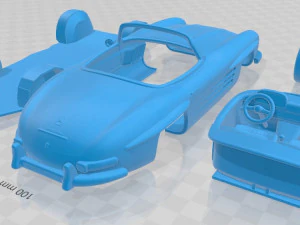 mercedes benz 300 sl 1957 printable car in separate parts 3D Print Model