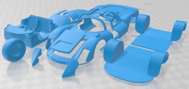 porsche 906 carrera 6 coupe 1966 printable car Modèles 3D en vedette .c4d .max .obj .3ds .fbx .stl .blend 