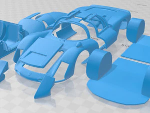 porsche 906 carrera 6 coupe 1966 printable car 3D Print Model