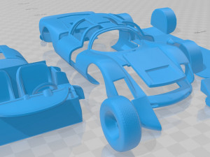 porsche 906 carrera 6 coupe 1966 printable car Modèles 3D en vedette