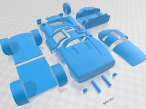 porsche 906 carrera 6 coupe 1966 printable car Modèles 3D en vedette
