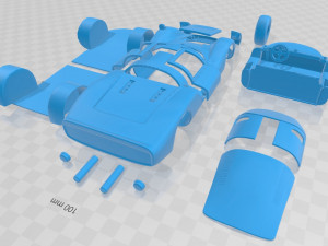 porsche 906 carrera 6 coupe 1966 printable car Modèles 3D en vedette