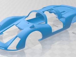 porsche 906 carrera 6 coupe 1966 printable car 3D Print Model