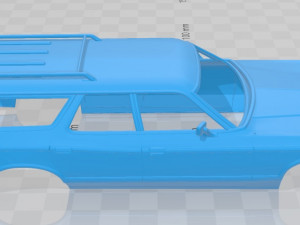 galaxie station wagon 1973 printable body car 3D Принт Модель