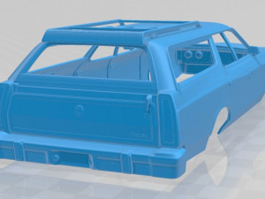 galaxie station wagon 1973 printable body car 3D Принт Модель