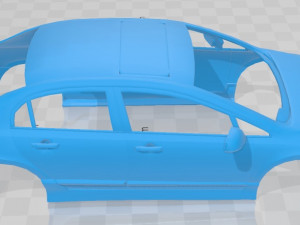 honda civic sedan 2007 printable body car 3D 打印模型