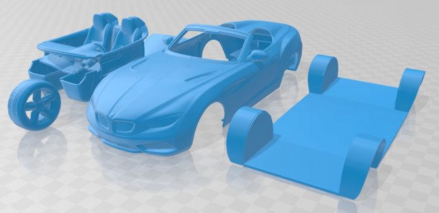 zagato roadster 2013 printable car Modello di stampa 3D .c4d .max .obj .3ds .fbx .stl .blend 