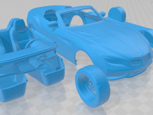 zagato roadster 2013 printable car Modello di stampa 3D