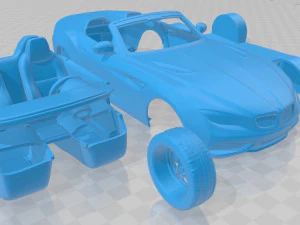 zagato roadster 2013 printable car 3D Print Model