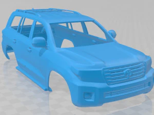 toyota land cruiser j200 2013 printable body car 3D Print Model