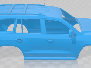 toyota land cruiser j200 2013 printable body car 3D Print Model