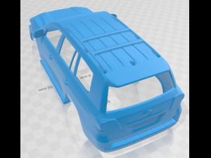 toyota land cruiser j200 2013 printable body car 3D Print Model