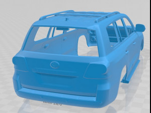 toyota land cruiser j200 2013 printable body car 3D Print Model