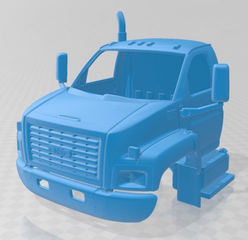 topkick c8500 2004 printable body truck 3D प्रिंट मॉडल .c4d .max .obj .3ds .fbx .stl .blend 