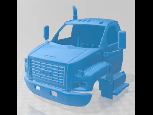 camión con carrocería imprimible topkick c8500 2004 Modelo de impresión 3D