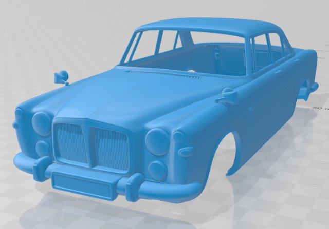 rover p5b coupe 1973 printable body car 3D Baskı Modeli .c4d .max .obj .3ds .fbx .stl .blend 