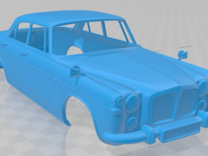 rover p5b coupe 1973 printable body car 3D Baskı Modeli