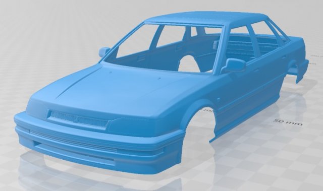 honda concerto ma sedan 1988 printable body car 3Dプリントモデル .c4d .max .obj .3ds .fbx .stl .blend 