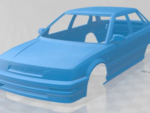 honda concerto ma sedan 1988 carrocer&iacute;a imprimible coche Modelo de impresión 3D