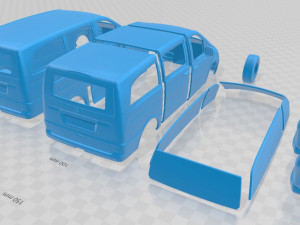 mercedes benz viano long 2011 printable van Modelo de impresión 3D