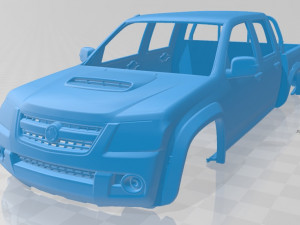 holden colorado crewcab lx 2008 printable body car 3D Print Model