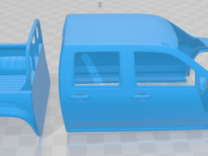 holden colorado crewcab lx 2008 printable body car 3D 打印模型