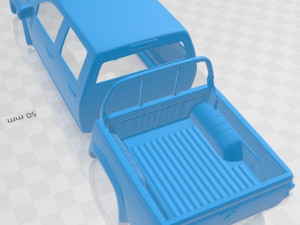 holden colorado crewcab lx 2008 printable body car 3D 打印模型