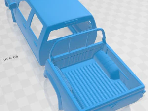 holden colorado crewcab lx 2008 printable body car 3D Print Model