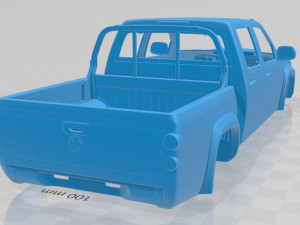 holden colorado crewcab lx 2008 printable body car 3D 打印模型