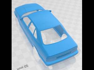 5 series sedan e34 1993 printable body car 3D Print Model