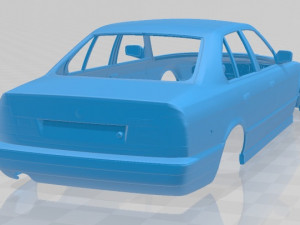 5 series sedan e34 1993 printable body car 3D Print Model