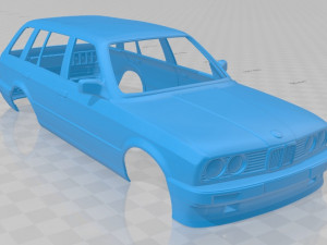 e30 touring printable body car 3D Baskı Modeli